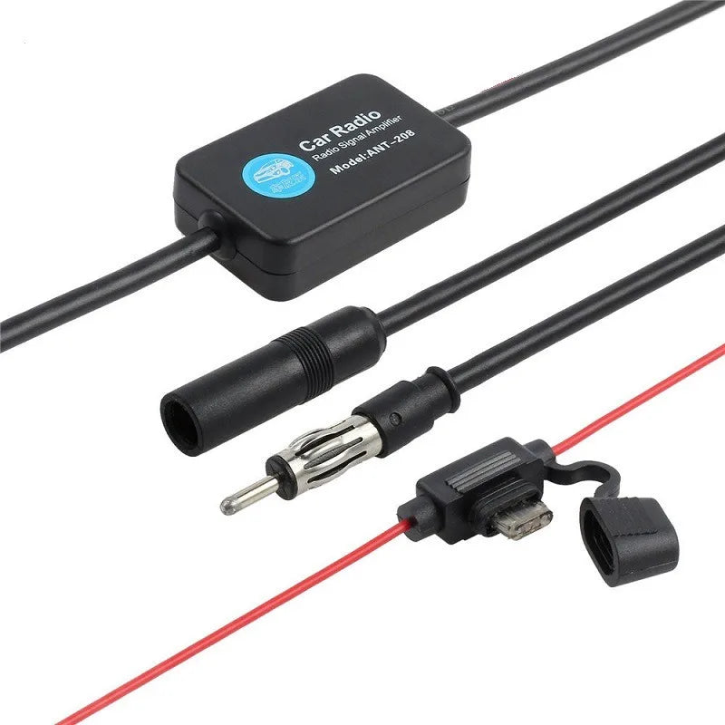 Universal Practical FM Signal Amplifier Anti-interference Car Antenna