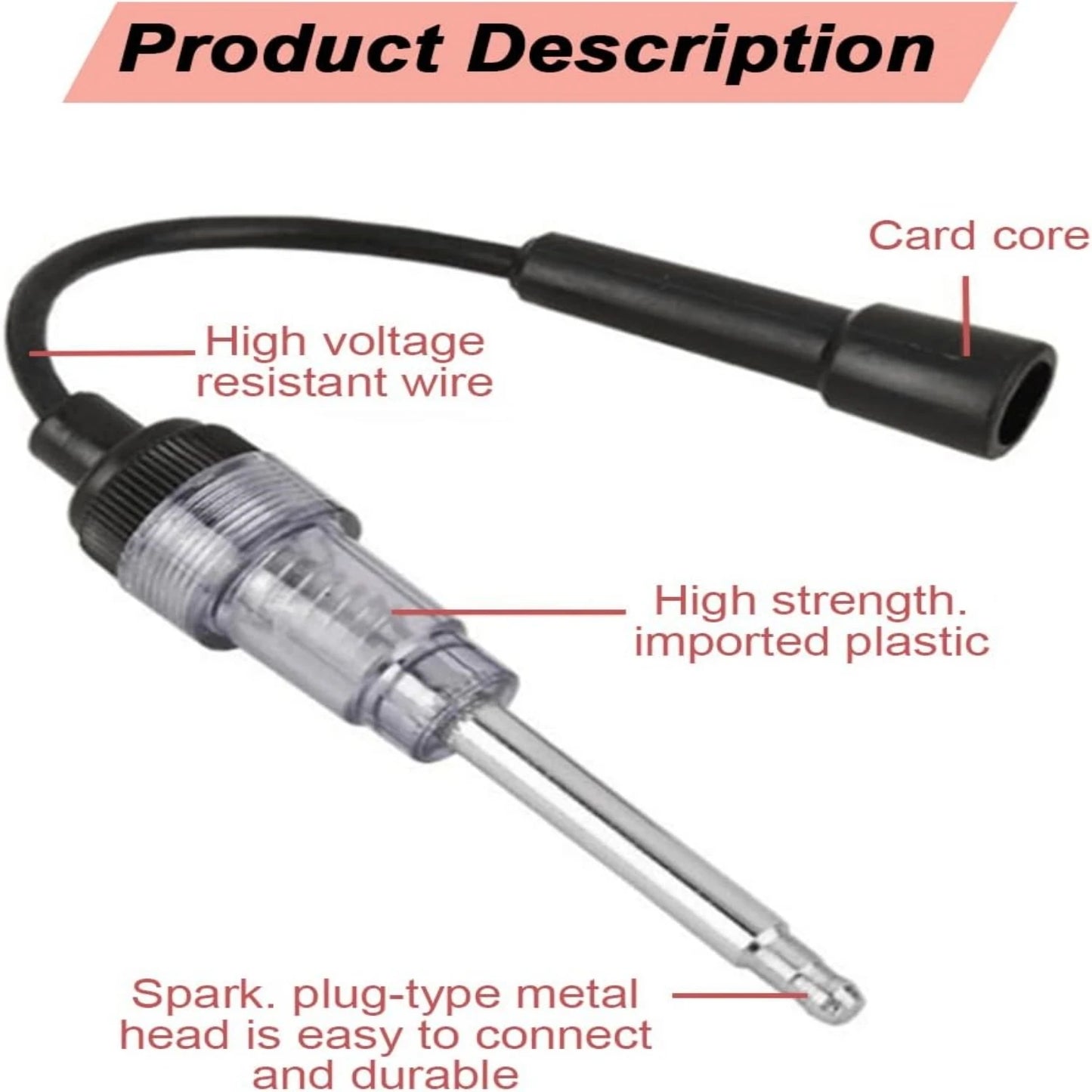 Repair Tools Ignition System Coil Engine Test Car Spark Plug Tester