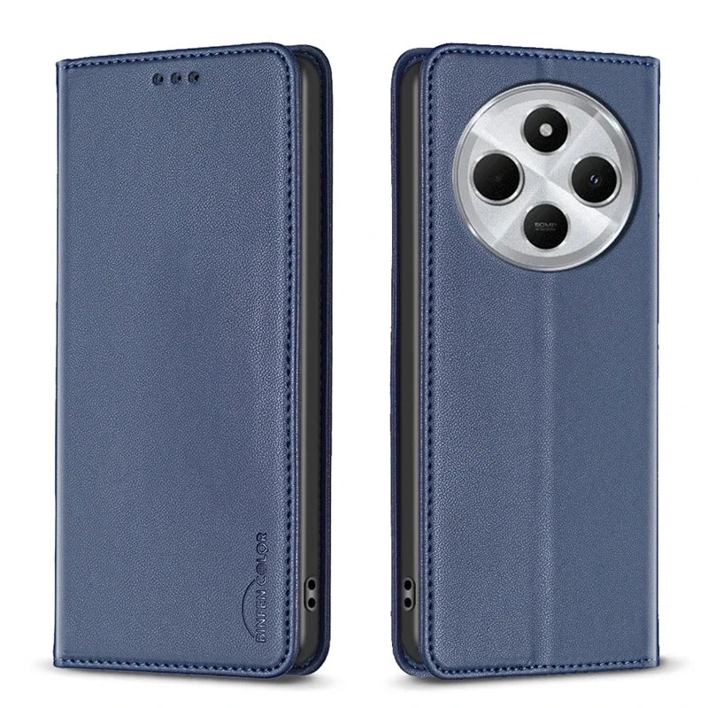 For Xiaomi Redmi 14C Case Magnetic Flip Phone Case on For Fundas Xiomi