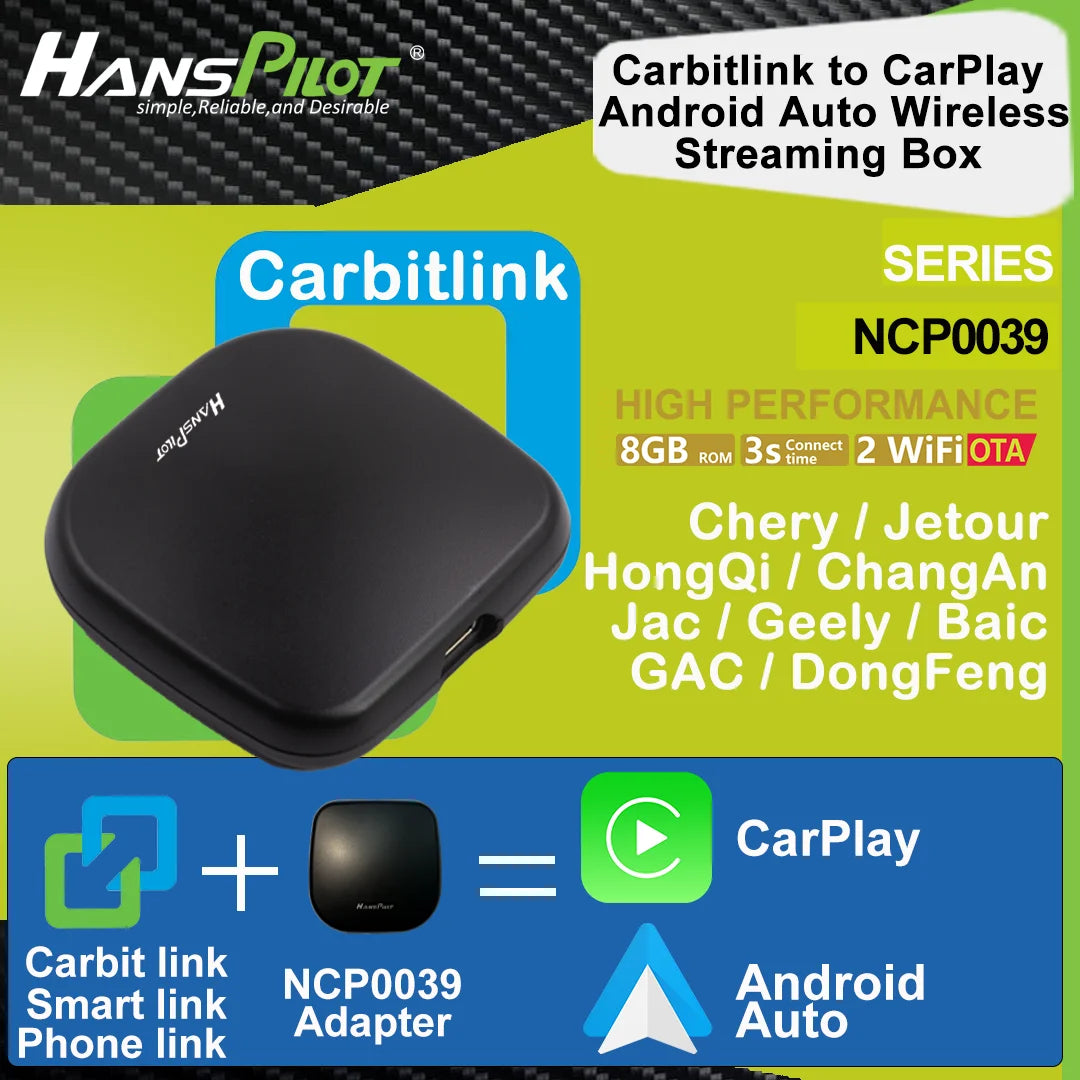 NCP0036 0039Wired Carbitlink Smart link Phonelink Easy connect to