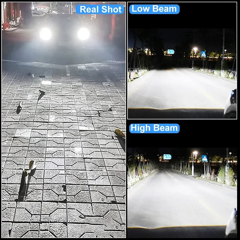 K5C H7 LED 60000LM Headlights Canbus 8000K H1 H4 H11 9012 HIR2 H8 H9