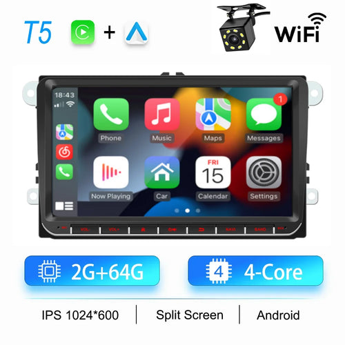 2Din Car Radio Android for Volkswagen Golf 5 6 Polo Passat B6 B7 CC