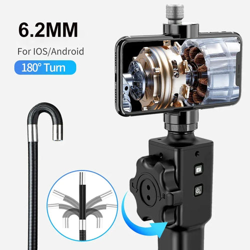 Two-Way 180° Articulating Borescope Camera 8.5MM /6.2MM Endoscope