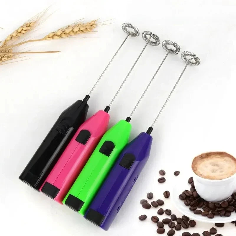 Electric Milk Frother Handheld Egg Beater Foamer Coffee Maker Electric