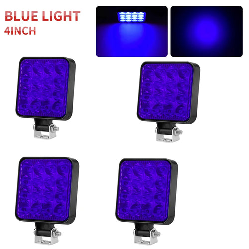 BraveWAY LED Work Light/Driving Light Super Bright Fog Light DRL for