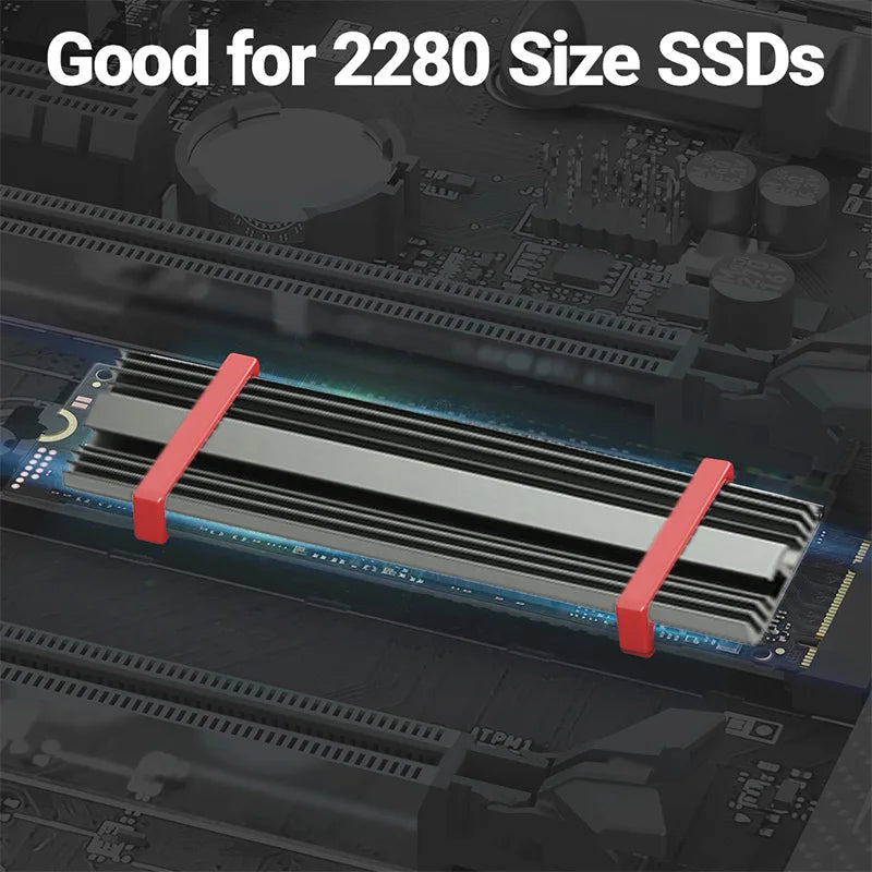 TEUCER M.2 SSD Heatsink M2 2280 Solid State Hard Disk Aluminum