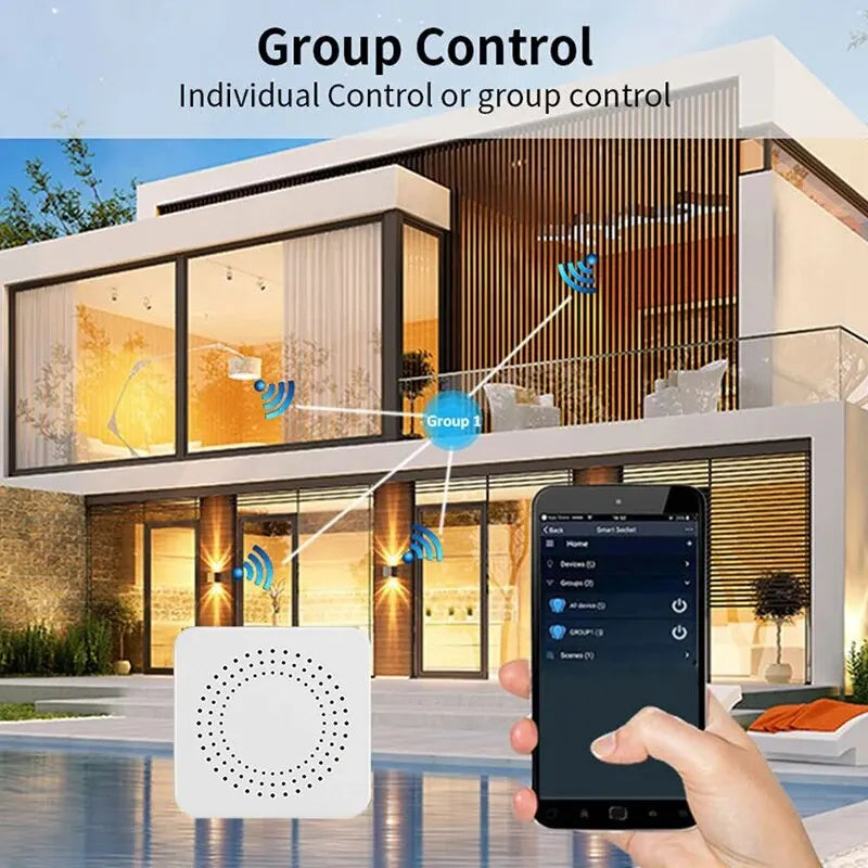 16A Wifi Smart Switch 2 Way Wireless Control DIY Light Switches Smart