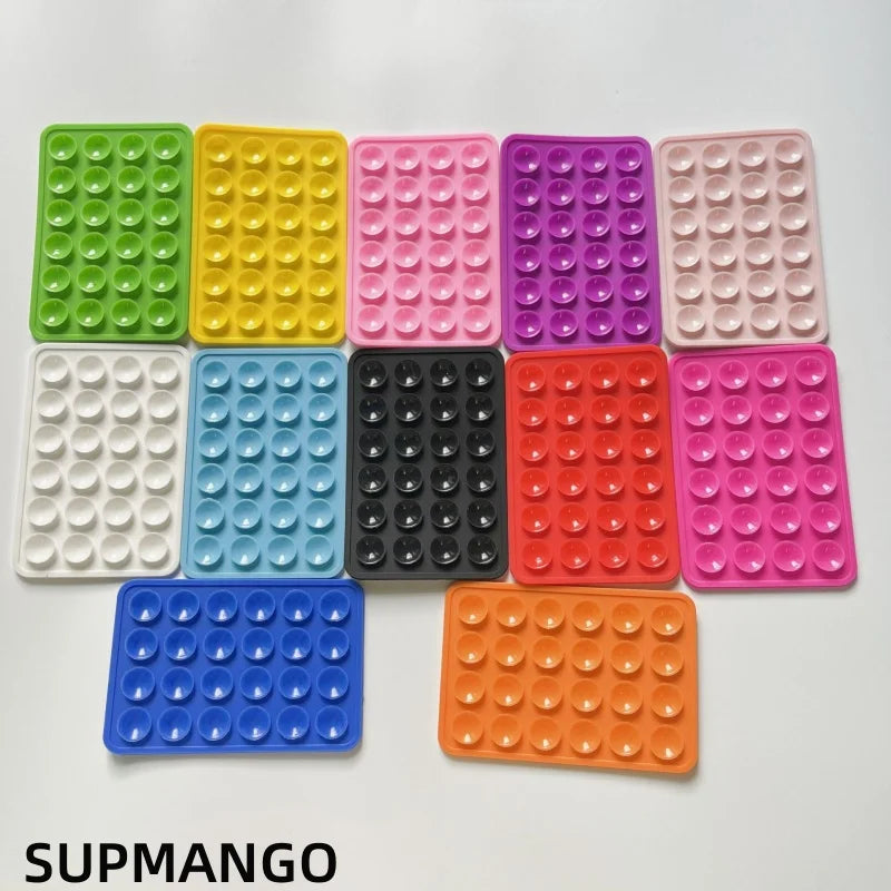 Double Sided Silicone Suction Cup Mobile Phone Suction Cup With