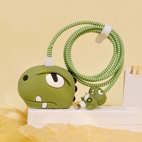 4pcs Cute Charging Data Cable Protector For iPhone 18/20w Charger