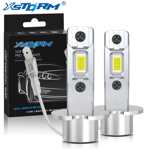 H1 H3 H7 LED Headlight Bulb Mini 60W 20000LM CSP for Car Headlamp Fan