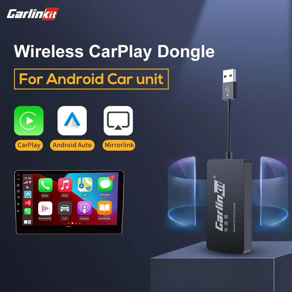Carlinkit Wireless CarPlay & Android Auto Dongle for Android Car