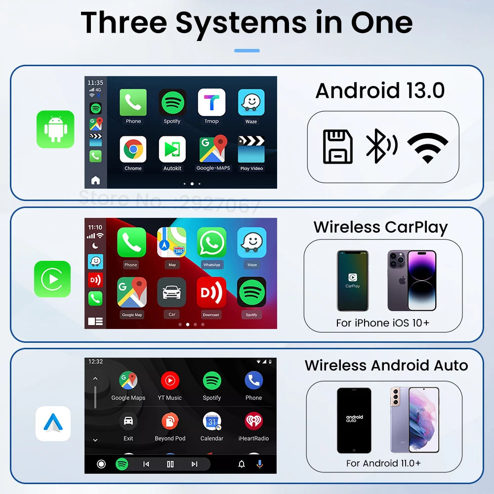 2024 CarlinKit CarPlay Ai TV Box Android 13 SDM660 6225 HDMI Streaming