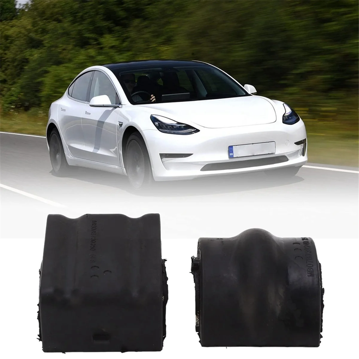 2Pcs Automobile Front Control Arm Bushing Stabilizer Bar Bushing for