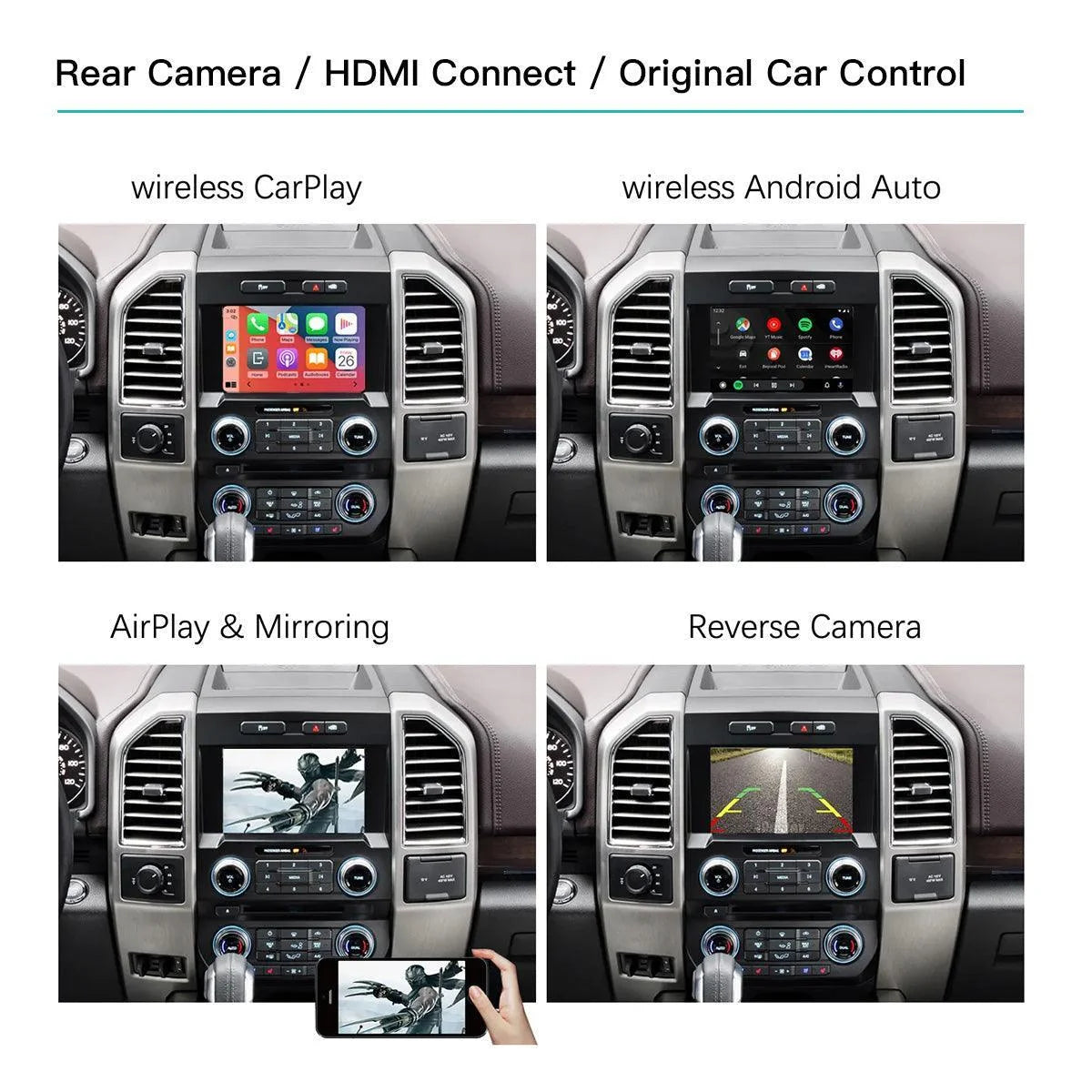 CARABC Wireless Carplay Android Auto for Ford Sync2 System Explorer