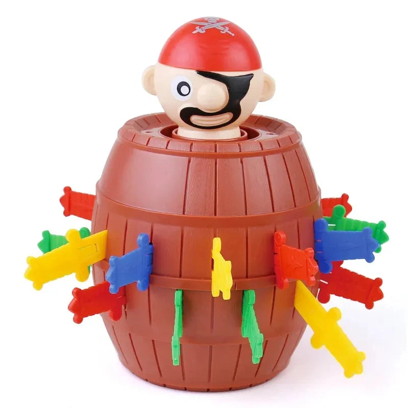 Fun Pirate Barrel Toy Sword Jump Pirate Game Board Children Halloween
