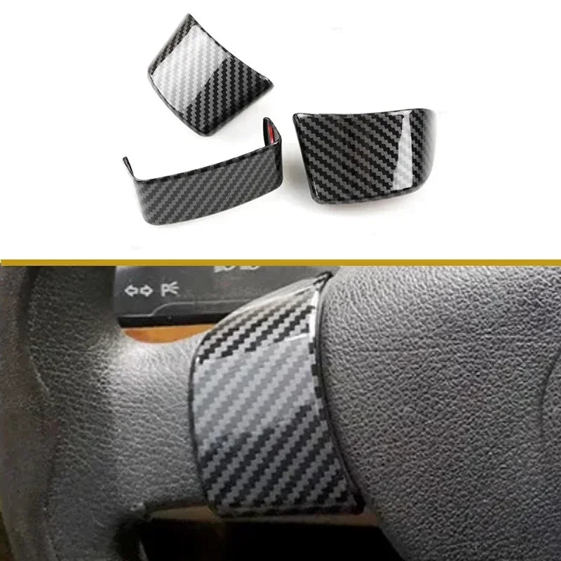 ABS carbon fiber automobile steering wheel decorative patch For VW