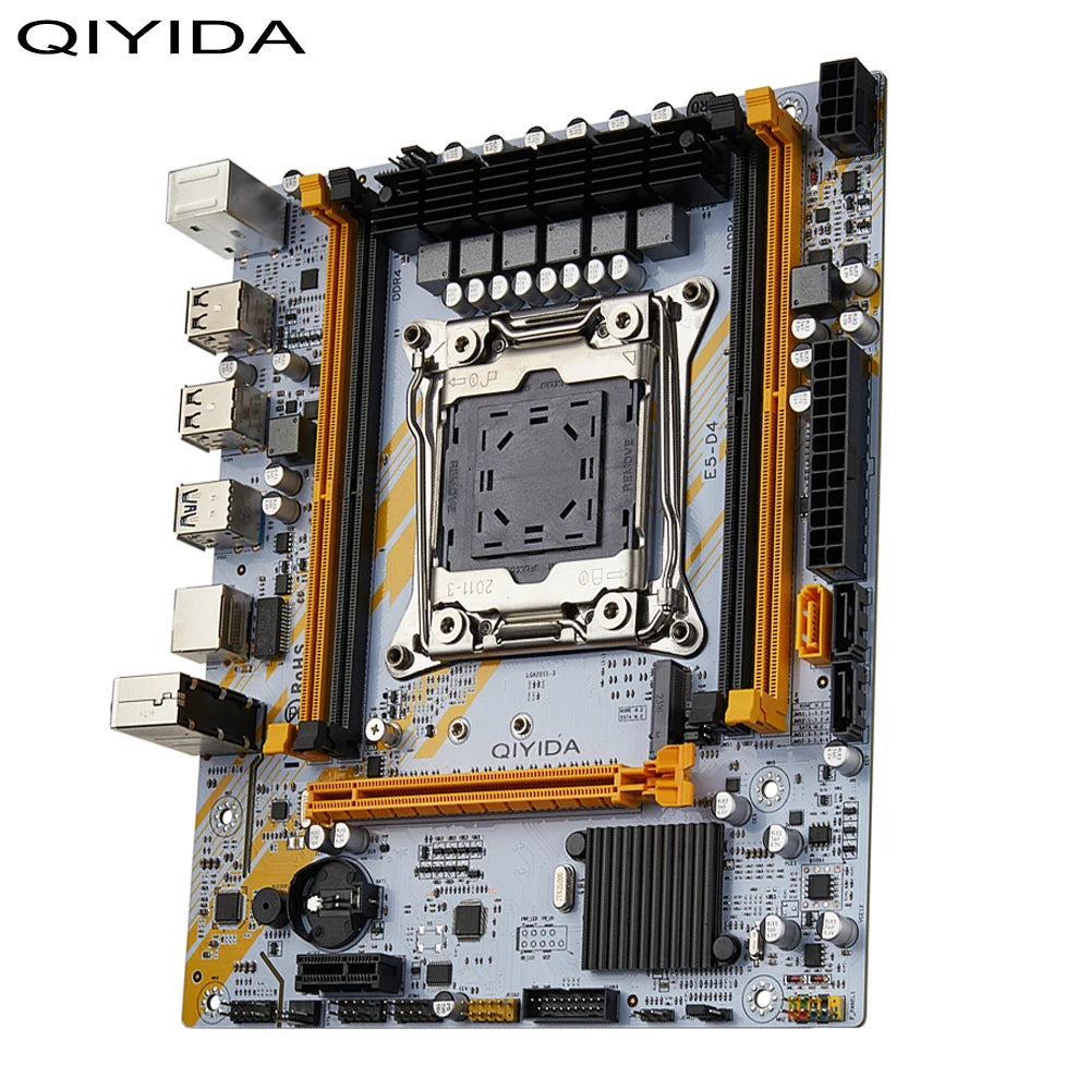QIYIDA X99 Motherboard LGA 2011-3 Set Kit Xeon E5 2680 V4 CPU