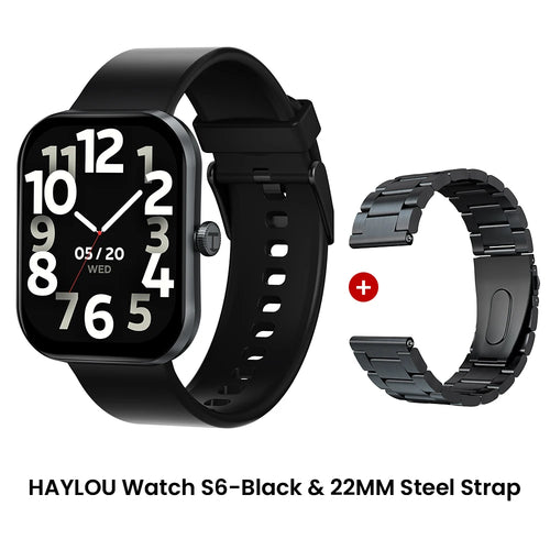 HAYLOU Watch S6 Smartwatch 2.01" HD Display Smart Watch Bluetooth