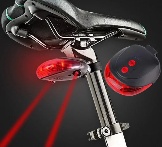 Bicycle Rear Light Red Tail Light LED Night Safety Warning Light
