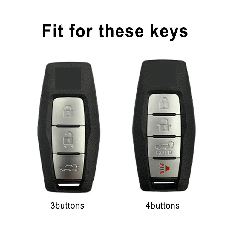 3 4 Bottons TPU Auto Remote Key Shell Fob Holder for Mitsubishi