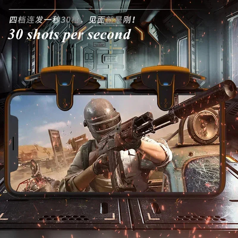 MEMO AK05 4 Finger Mobile Phone Sensitive Game Trigger for PUBG Aim