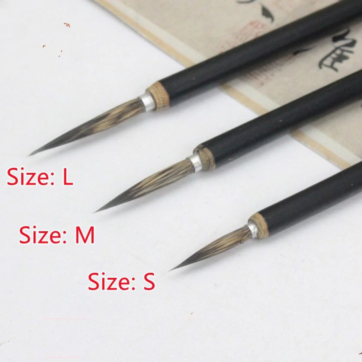 3pcs/set Copper Head Hook Line Pen Calligraphy Boutique Color Painting