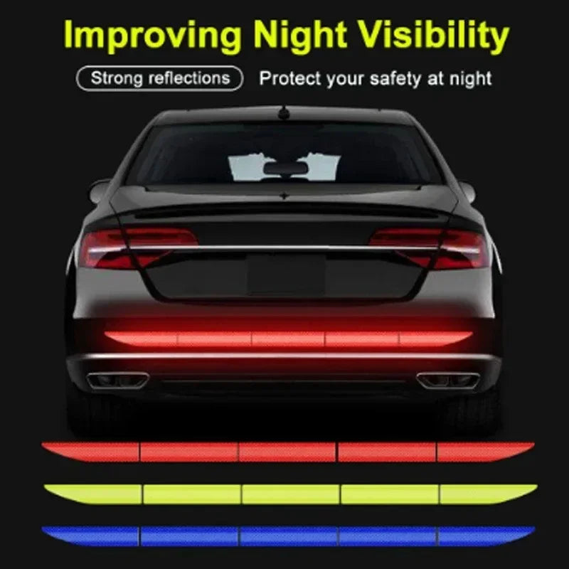 90cm Car Sticker Reflective Warning Safety Tape Anti Collision Warning