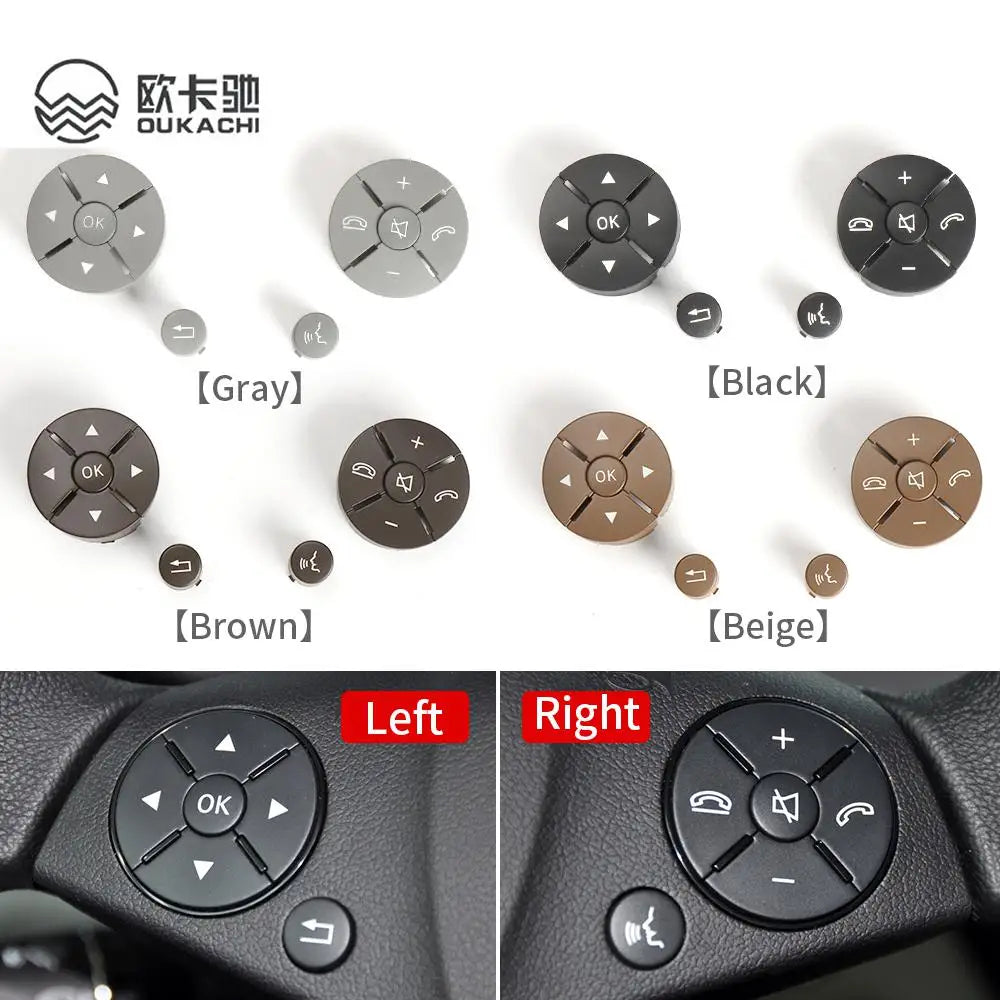 Car Multi-Function Steering Wheel Button Keys For Mercedes Benz C E