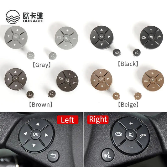 Car Multi-Function Steering Wheel Button Keys For Mercedes Benz C E