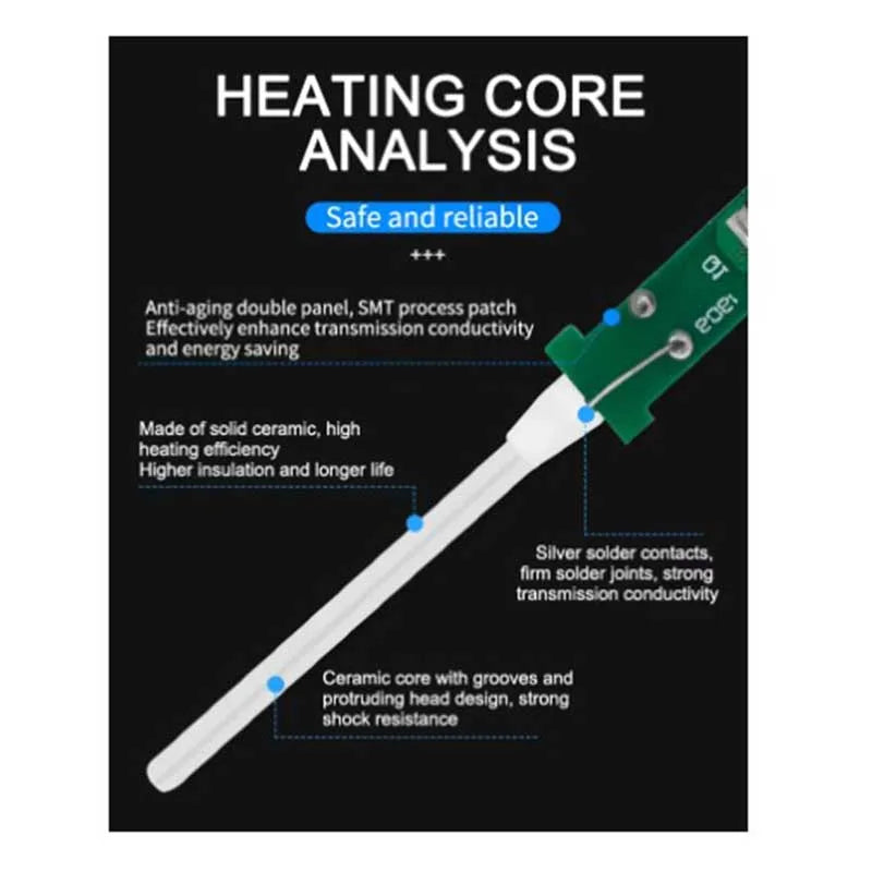 60W Adjustable Temperature Electric Soldering Iron EU 220V / US 110V