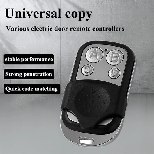 433MHz Remote Control 4CH Car Key Garage Door Gate Opener Duplicator