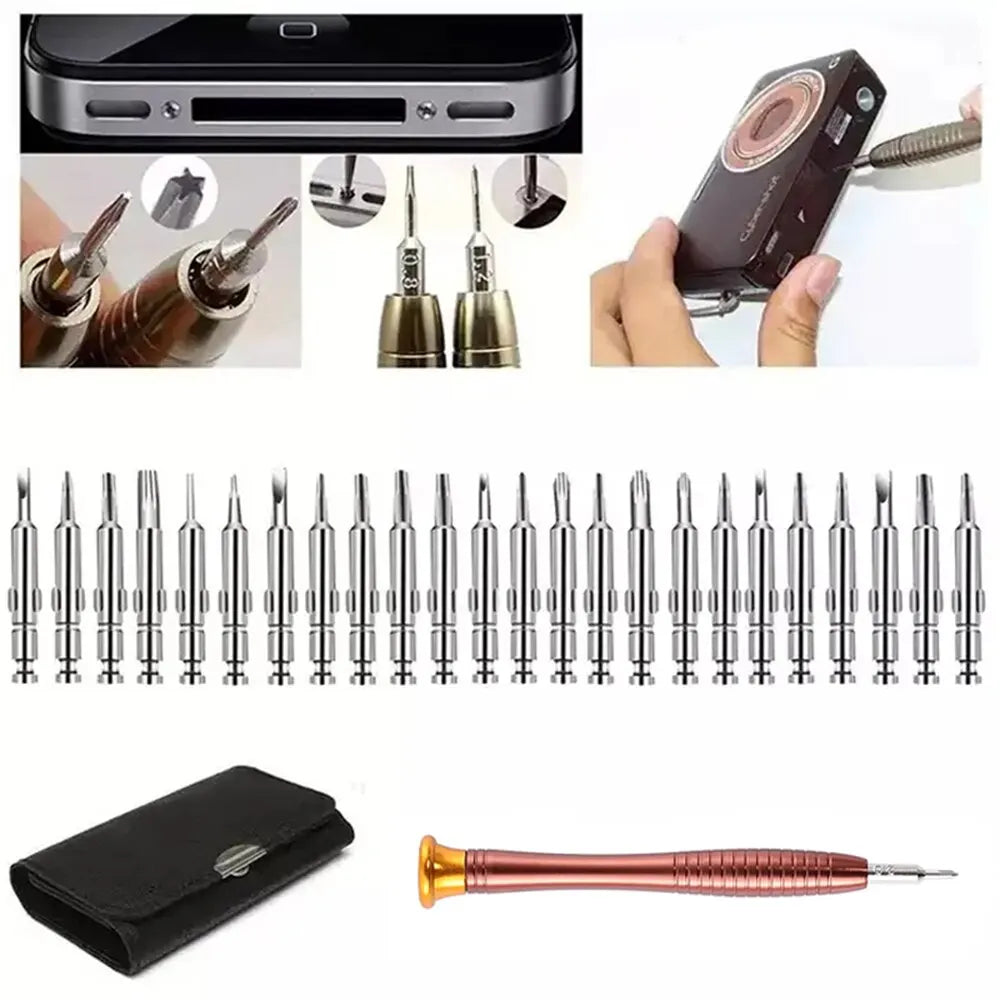 Mini Precision Screwdriver Set 25 in 1 Electronic Torx Screwdriver