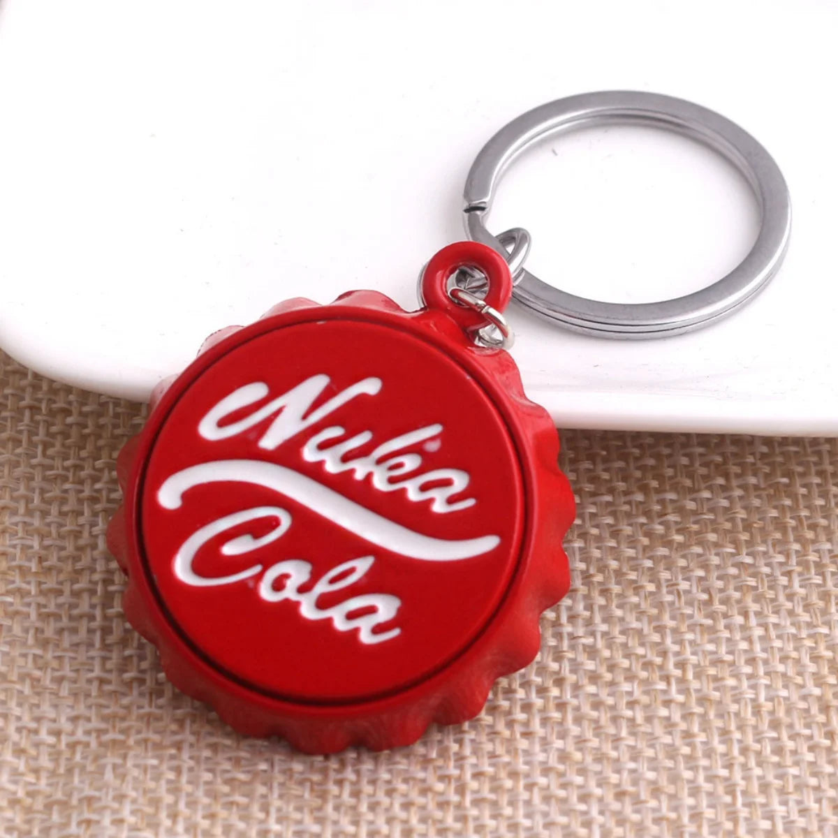 Newest Cola Keychain Bottle Cap Bottle Opener Key Chain Women Men Car