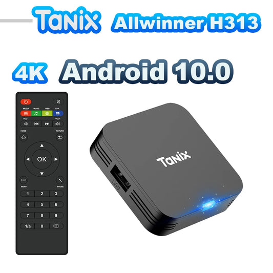 Tanix TX1 Android 10 TV Box 2.4G WIFI 4K HDR 3D 8GB 16GB Allwinner