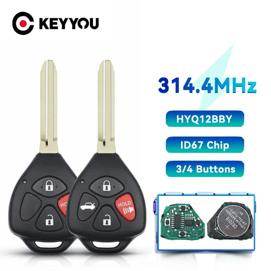 KEYYOU For Toyota Camry Avalon Corolla Matrix RAV4 Yaris Venza