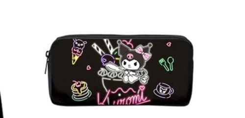 Printing Kuromi Double-layer Pencil Bag Primary and Secondary School