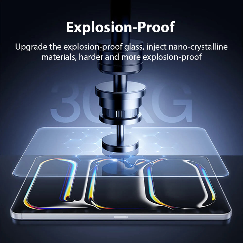 Tempered Glass Screen Protector For IPad Pro 12.9 12 9 11 13 inch 2024