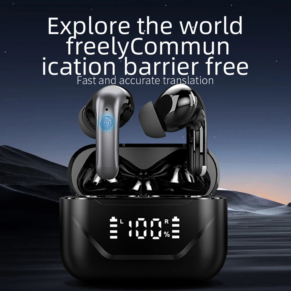 Wireless Translation Earbuds Translator Real-time Translator With 144