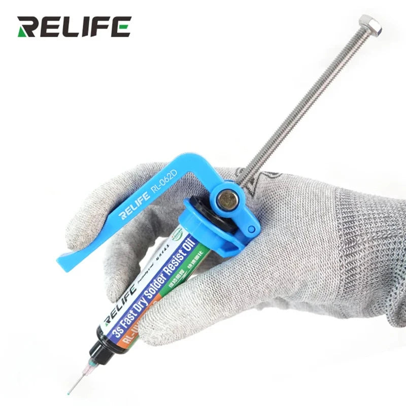 RELIFE RL-062D Labor-Saving 5-10CC Solder Paste Booster UV Solder Mask