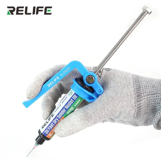 RELIFE RL-062D Labor-Saving 5-10CC Solder Paste Booster UV Solder Mask