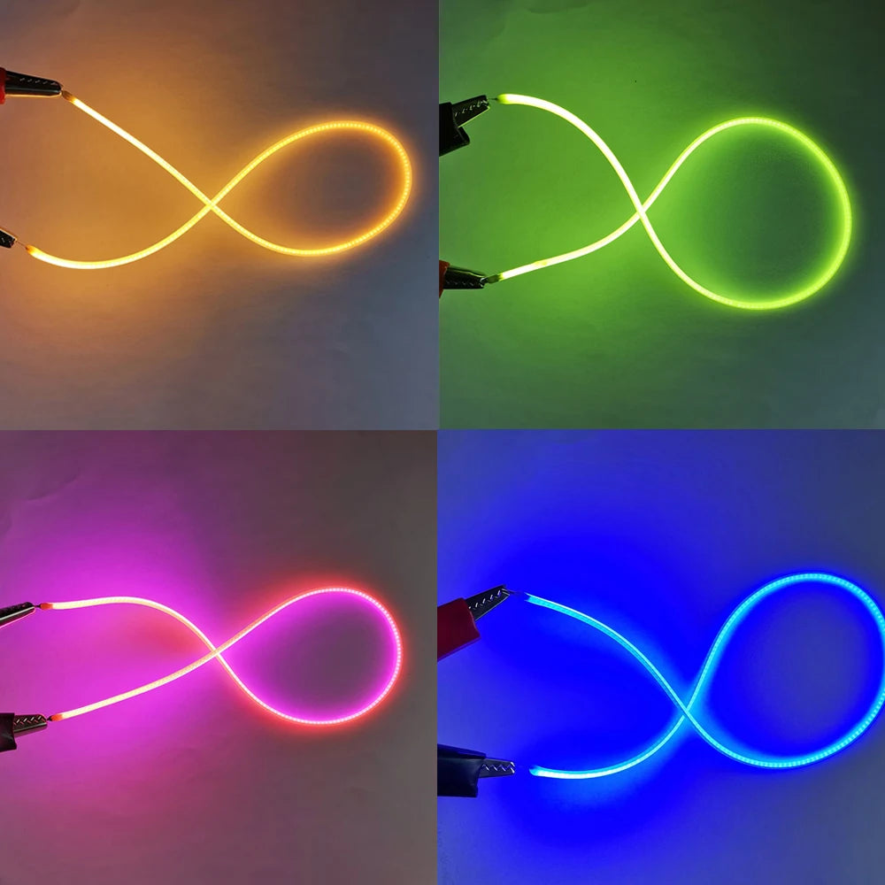 Led Soft Silament Edison Bulb Lamp Parts  DC3V 80mm 130mm 255mm 300mm