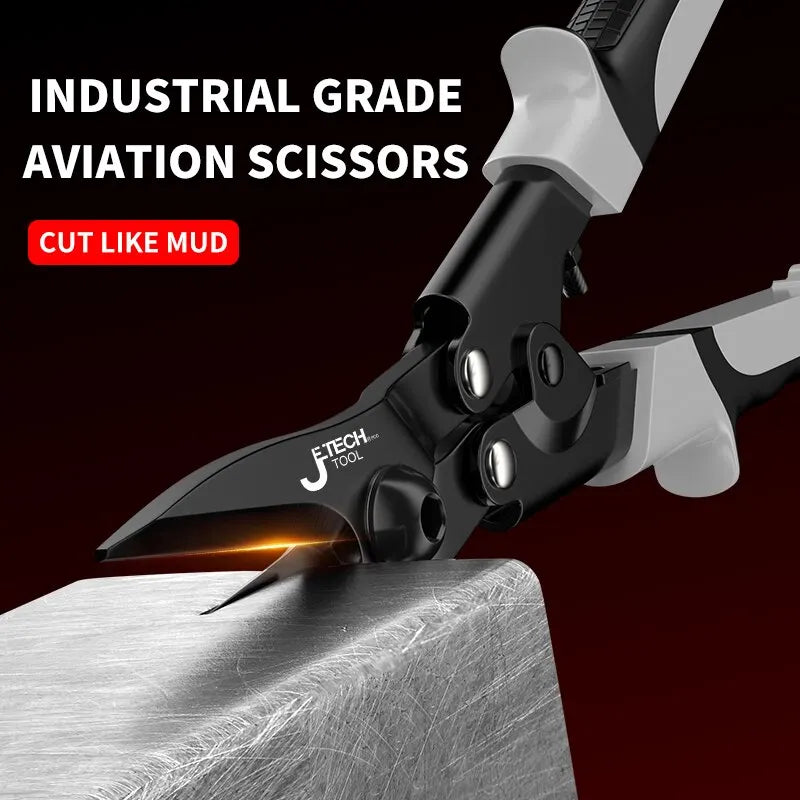 Professional Industrial Shears:Stainless Steel Scissors Tin Snips for