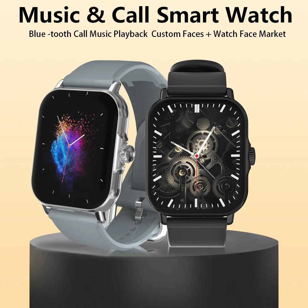 LAXASFIT 2024 New Smart Watch For Men Women Gift Full Touch Screen