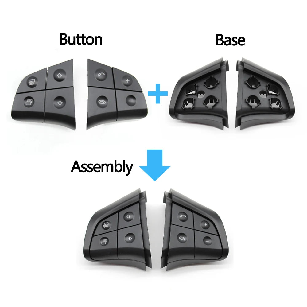 Car Multi-function Steering Wheel Buttons Kit Phone Control Keys For