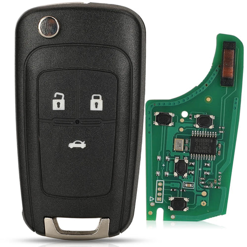 jingyuqin 2/3/4/5 Buttons Car Remote Key DIY for OPEL/VAUXHALL Astra J