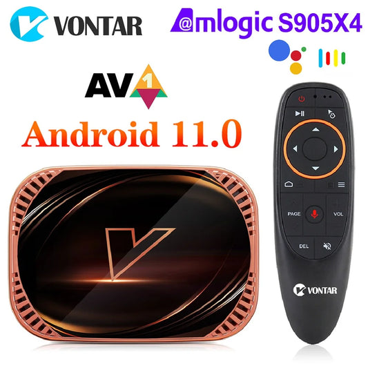 VONTAR X4  Smart TV Box Android 11 4GB 128G 32GB 64GB Amlogic S905X4