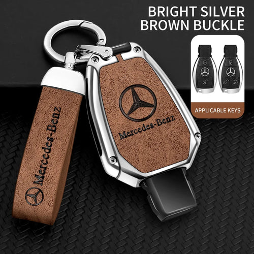 Car Zinc Alloy Key Case Bag Metal Key Shell For Mercedes-Benz A B C E