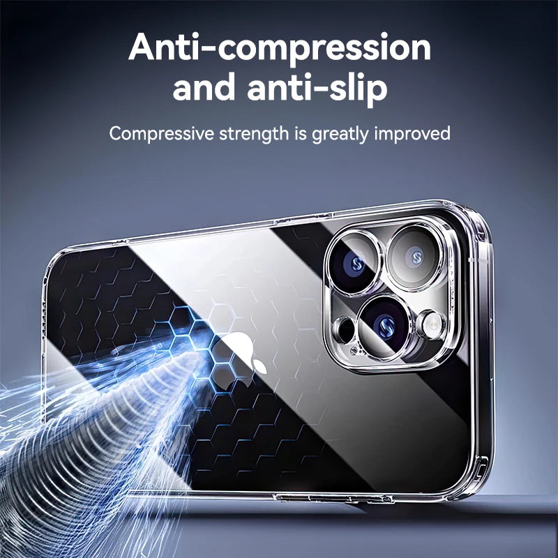 Joyroom Case For iPhone 16 15 14 13 Pro Max Anti-drop Transparent