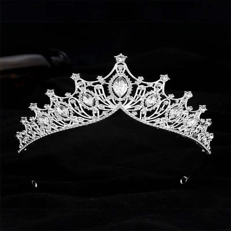 Queen Crowns for Women Pageant Crown with Combs Princess Crown for