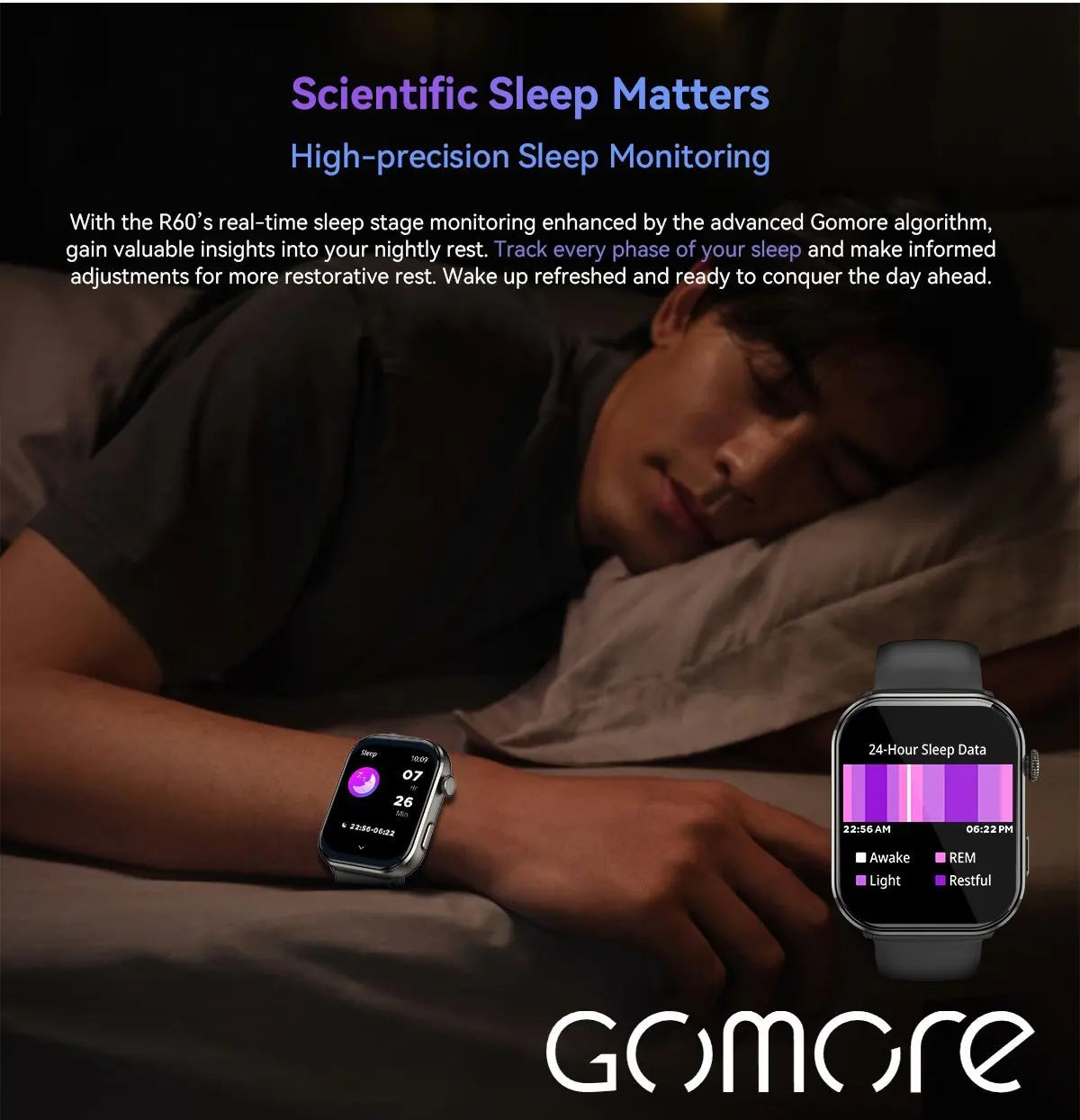 Blackview Smartwatch R60 Watch 1.96'' AMOLED Display 800mAh Bluetooth